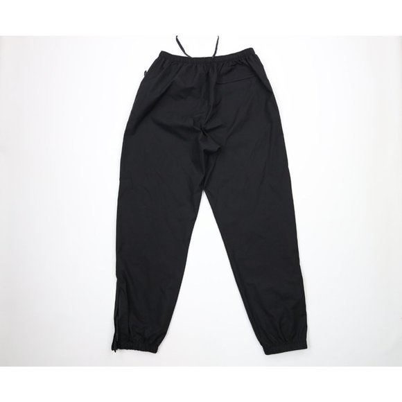 Vintage 90s InSport Mens Large Waterproof Cuffed Joggers Jogger Pants Black USA - Picture 9 of 12
